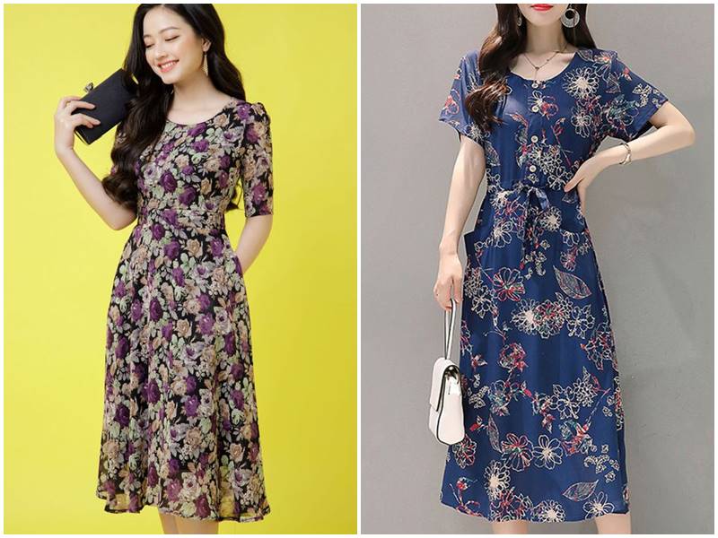 Đầm công sở đẹp dành cho tuổi U40 U50