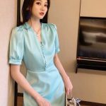 Đầm công sở chất liệu lụa cao cấp mang lại nhiều lợi ích, phong cách cho chị em