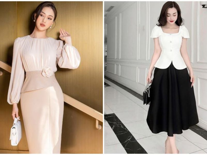 Đầm sơ mi lụa mang phong cách hiện đại và trang nhã