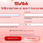  Các bước thực hiện đăng ký tài khoản SV66 dễ hiểu
