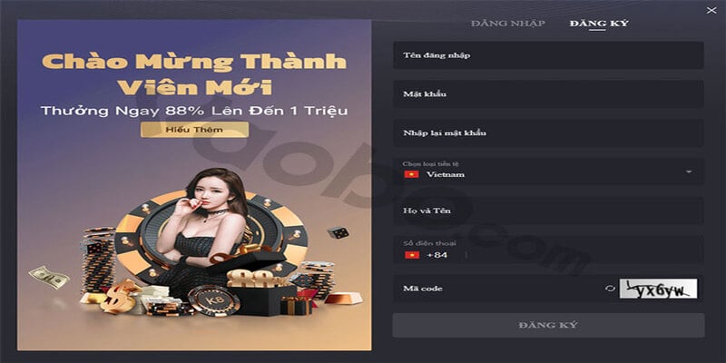 Hình 4: Đăng nhập chơi bắn cá ăn xu