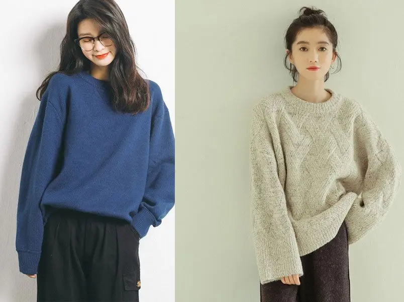 Nhiều kiểu dáng áo len mỏng khác nhau