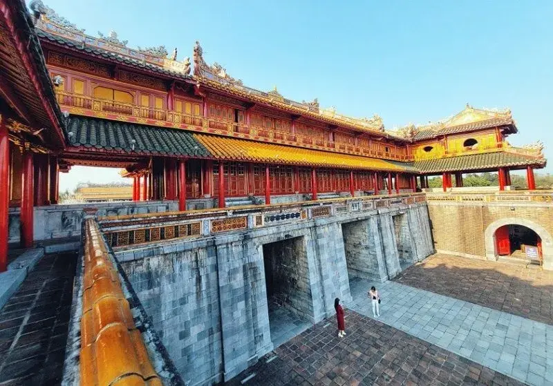 Kiến trúc cổ kính và uy nghiêm bên trong Tử Cấm Thành Huế