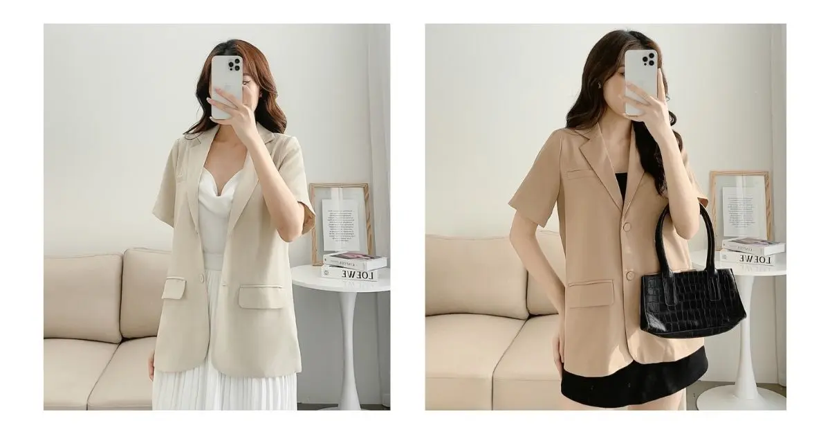 Một set đồ sành điệu với áo khoác blazer nữ đẹp và quần jeans