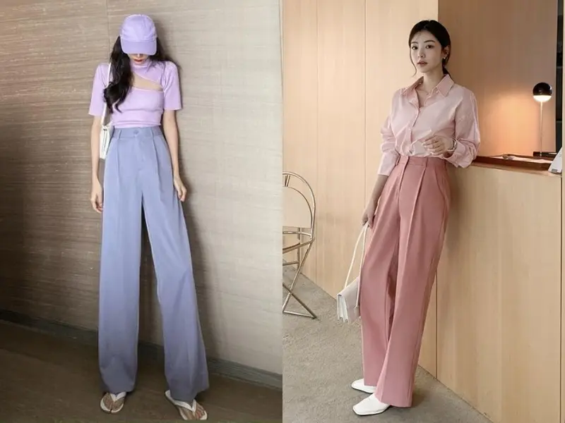Phối màu đơn sắc là một công thức phối màu pastel an toàn và thanh lịch.
