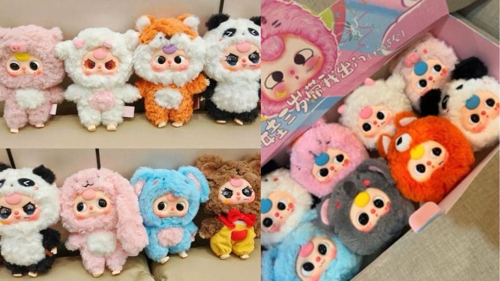 Một bộ sưu tập các nhân vật đồ chơi Baby Tree đáng yêu