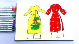 Hướng Dẫn Vẽ Áo Dài Lớp 7