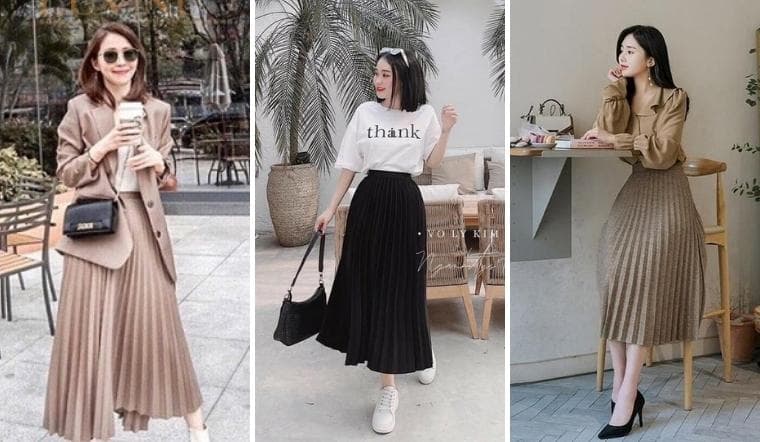 Thế giới đa dạng của các kiểu dáng váy xếp ly