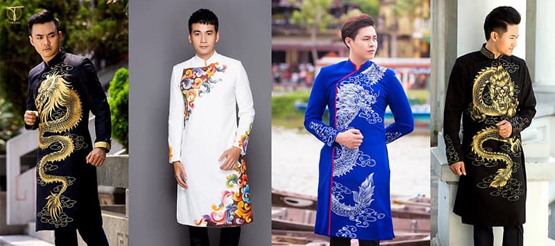 Cấu trúc và các chi tiết đặc trưng của áo dài nam