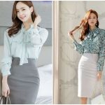 Áo Sơ Mi Cổ Nơ Nữ