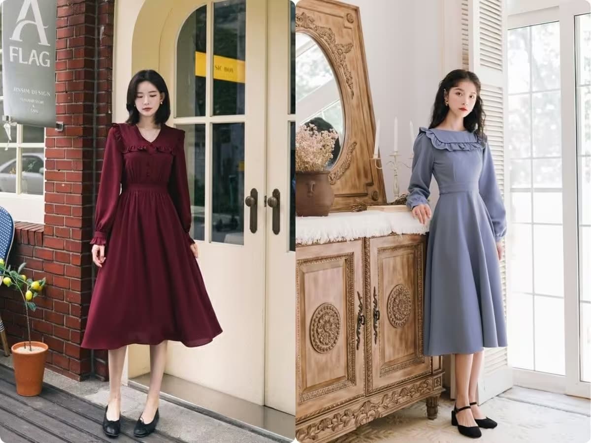 Chất liệu là yếu tố quan trọng để có một chiếc đầm suông che khuyết điểm đẹp