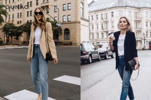 Quần Jeans Nữ Phối Blazer