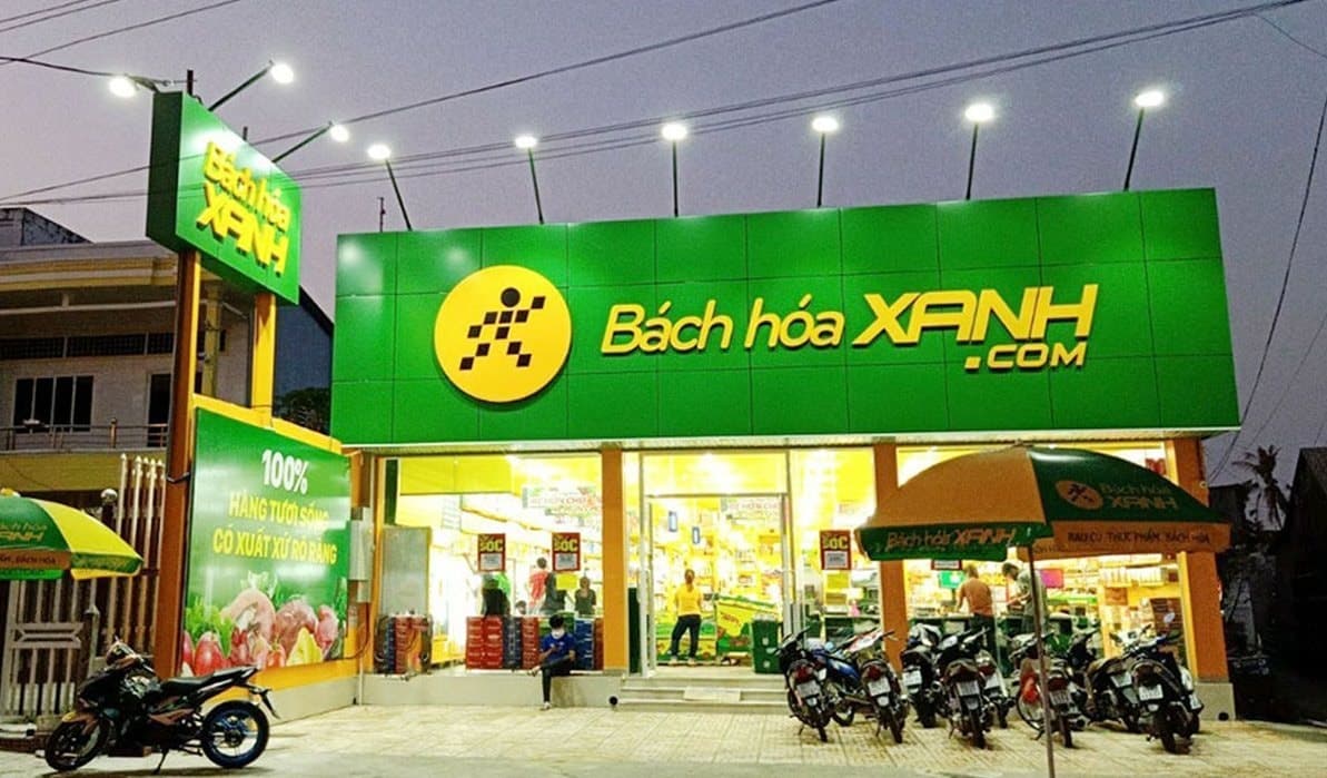 Không gian mua sắm được bài trí khoa học tại Bách Hóa XANH