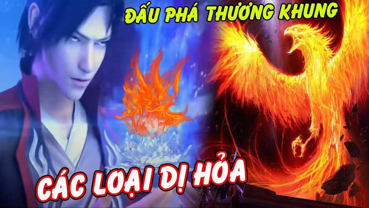 Hình ảnh Dị Hỏa - một trong những yếu tố hấp dẫn nhất của Đấu Phá Thương Khung