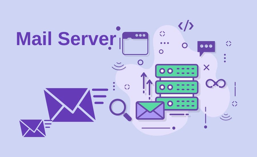 Sơ đồ minh họa các giao thức hoạt động của email