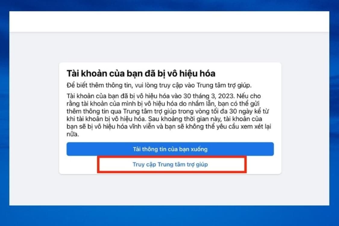 Giao diện các bước khôi phục tài khoản khi quên mật khẩu Facebook