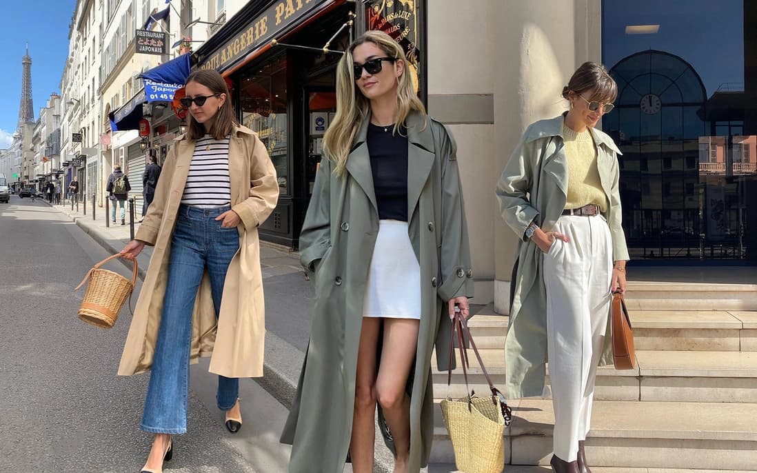 Phong cách công sở thanh lịch với áo khoác trench coat nữ