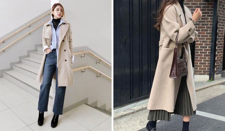 Phong cách nữ thanh lịch với áo măng tô