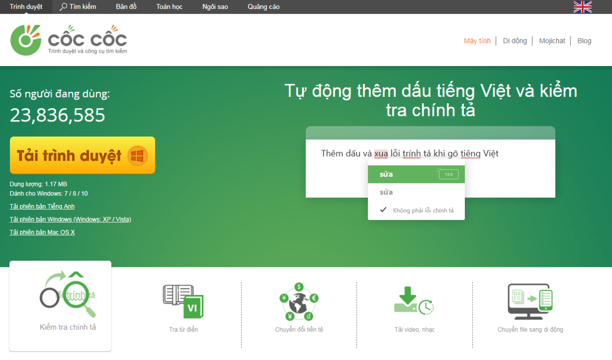 Giao diện thân thiện và hỗ trợ tiếng Việt tối ưu