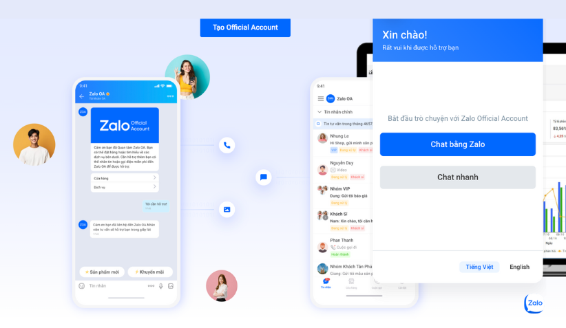 Zalo Chat là ứng dụng nhắn tin và gọi điện miễn phí được phát triển dành riêng cho người dùng Việt Nam