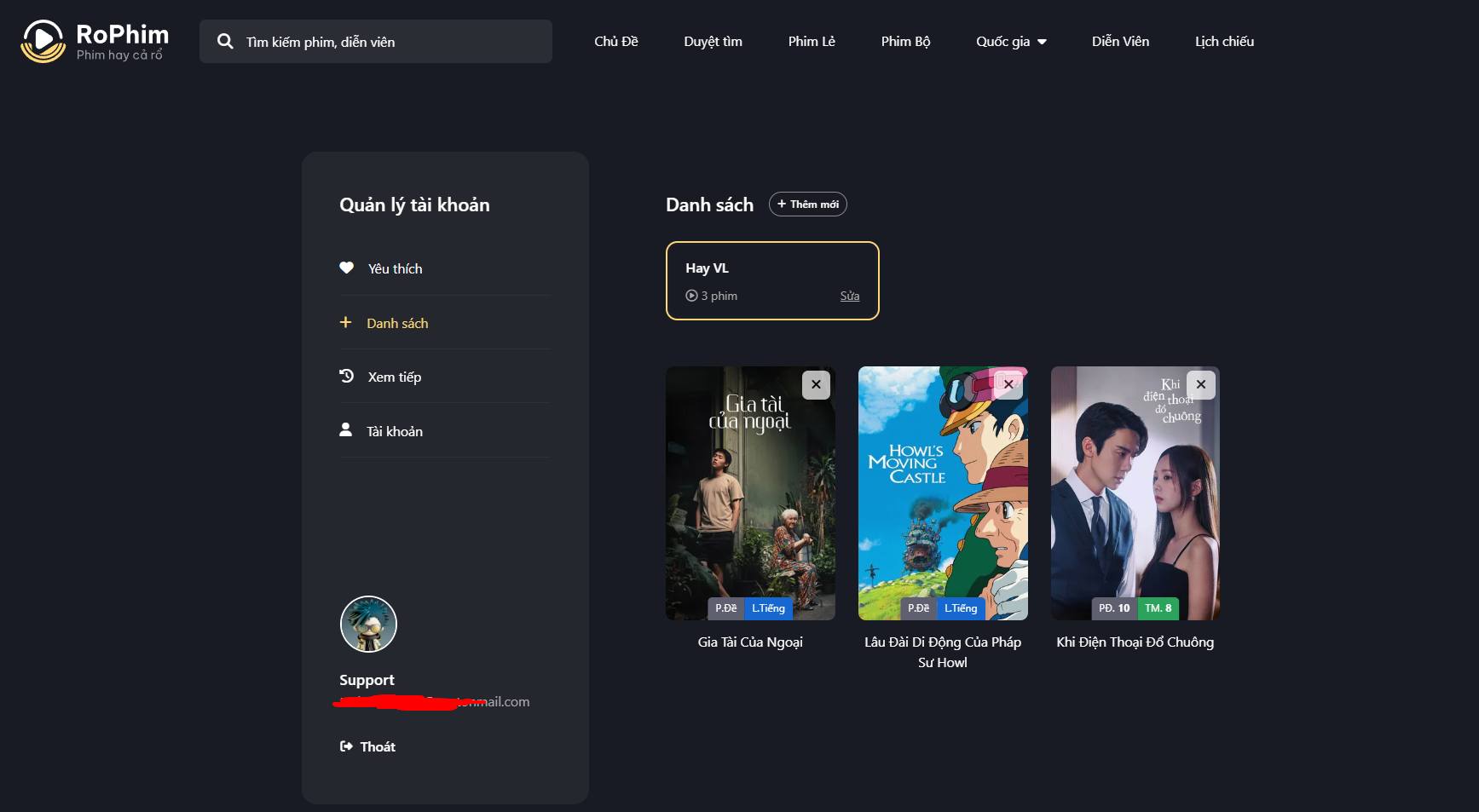 Truy cập trang web Rophim chính thức và an toàn