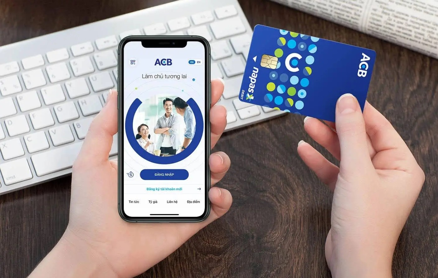 ACB Online là dịch vụ ngân hàng trực tuyến của Ngân hàng Á Châu