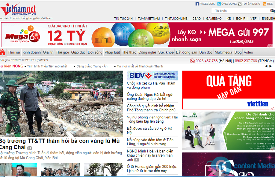 Nguồn tin cậy và chính thống từ Vietnamnet