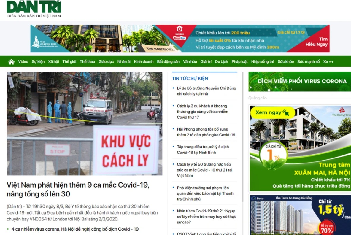 Báo điện tử Dantri đã và đang khẳng định vị thế vững chắc của mình