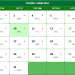 Lịch Âm 2024: Các Ngày Lễ, Tết Và Sự Kiện Quan Trọng Nhất