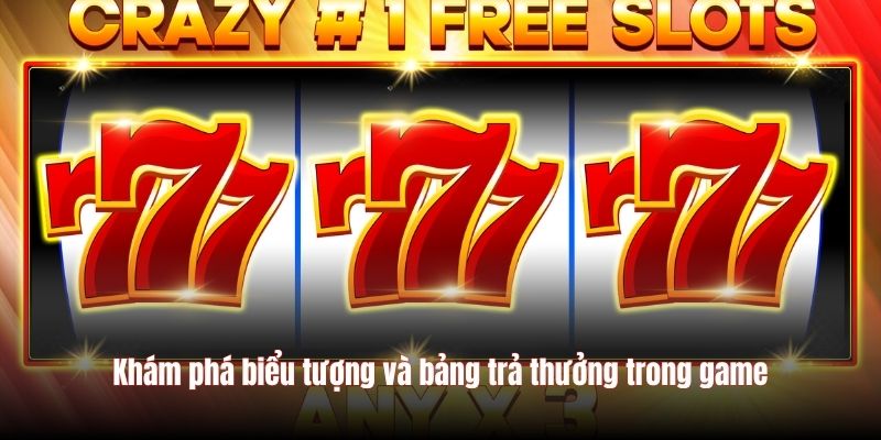 Khám phá biểu tượng và bảng trả thưởng trong game