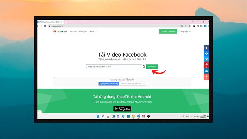 Snapsave cung cấp giao diện cực kỳ thân thiện và dễ sử dụng