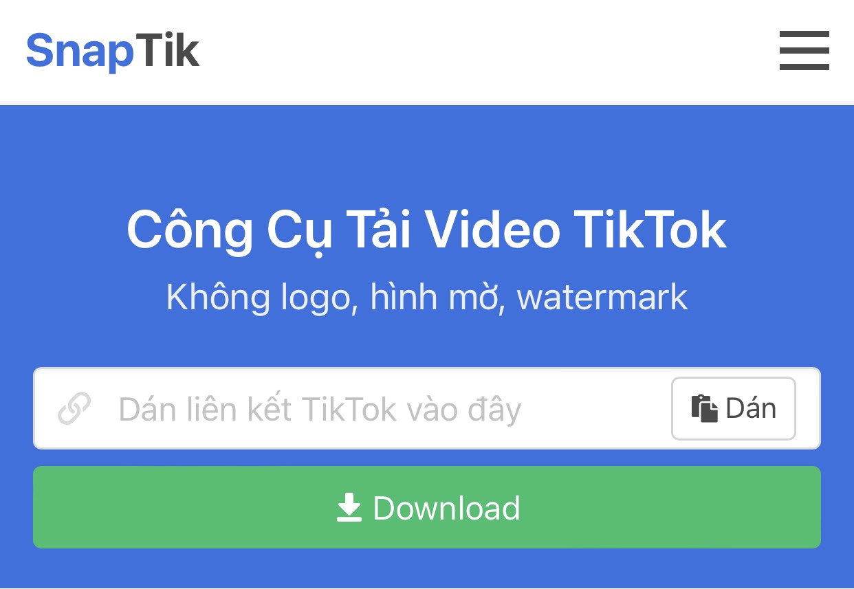 Snaptiktok là công cụ trực tuyến hỗ trợ người dùng tải video từ TikTok về thiết bị