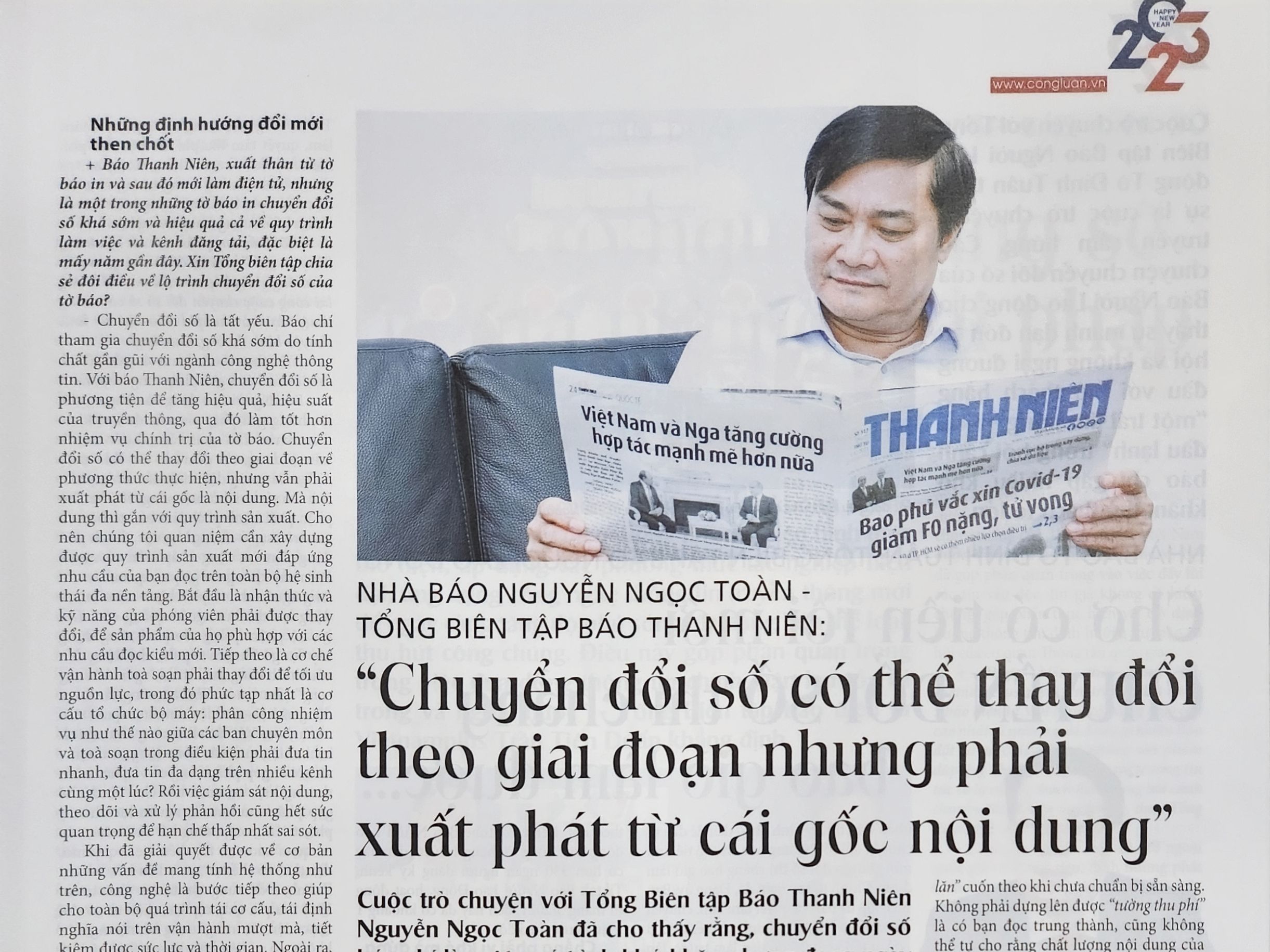 Thanhnien được thành lập vào ngày 03/01/1986