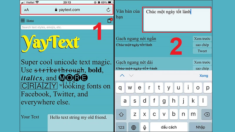 Yaytext hoạt động hoàn toàn miễn phí và không yêu cầu cài đặt.
