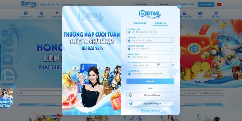 Đăng ký tài khoản 8DAY và xác thực thông tin