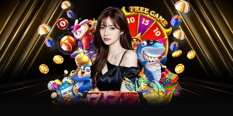 Máy đánh bạc đầy màu sắc