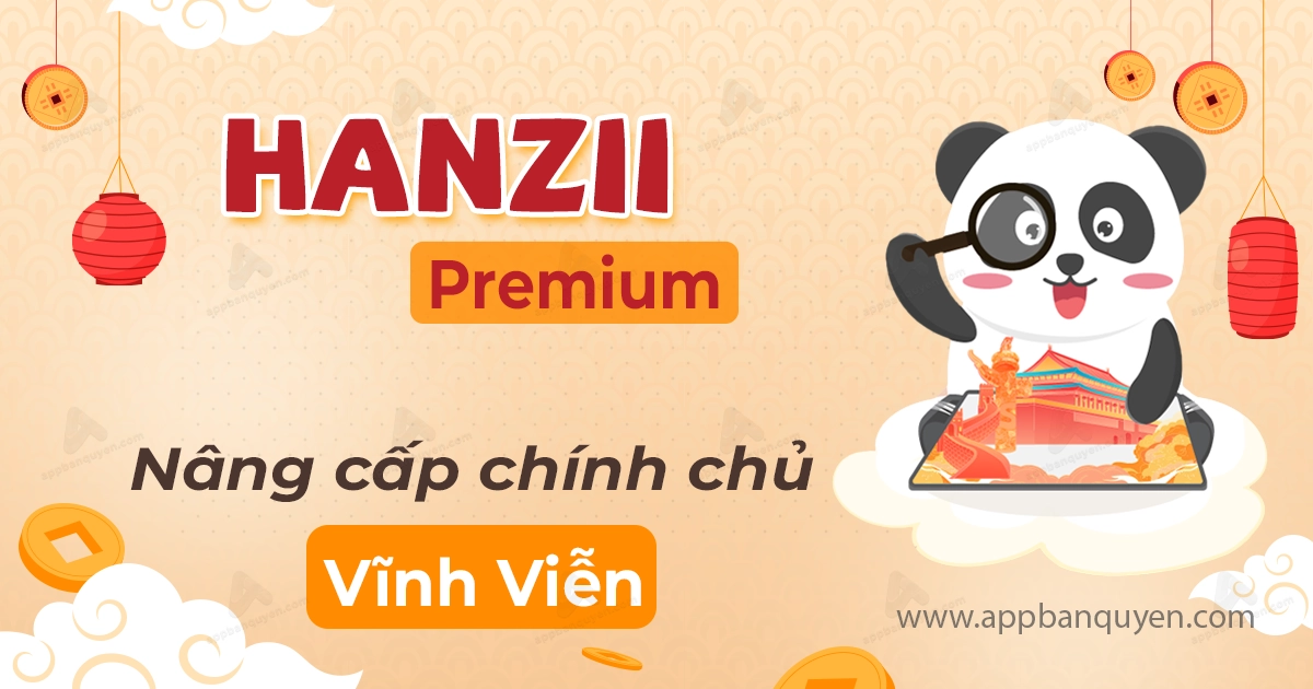 Hanzii dict - Thứ tự nét và luyện viết theo hướng dẫn