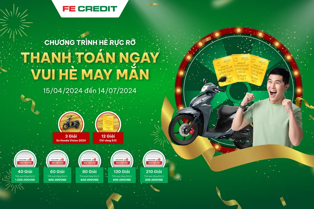 Fe Credit - Vay tiền mặt: dùng cho nhiều mục đích