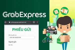 Phiếu Gửi Điện Tử Grab - Giải Pháp Số Hóa Giao Nhận