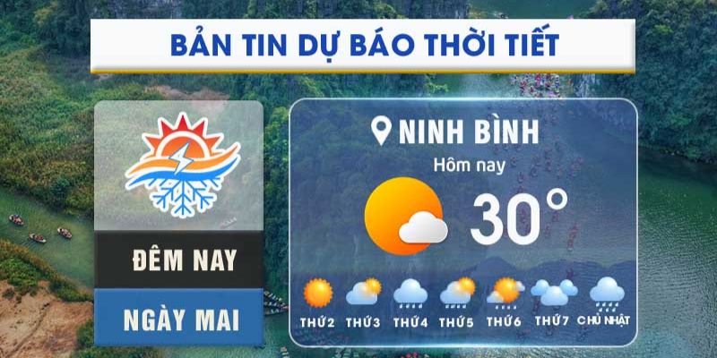 Đặc trưng khí hậu và diễn biến thời tiết Ninh Bình hàng năm