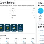 Thời Tiết Hải Dương - Cập Nhật 24h Và Dự Báo 7 Ngày Tới