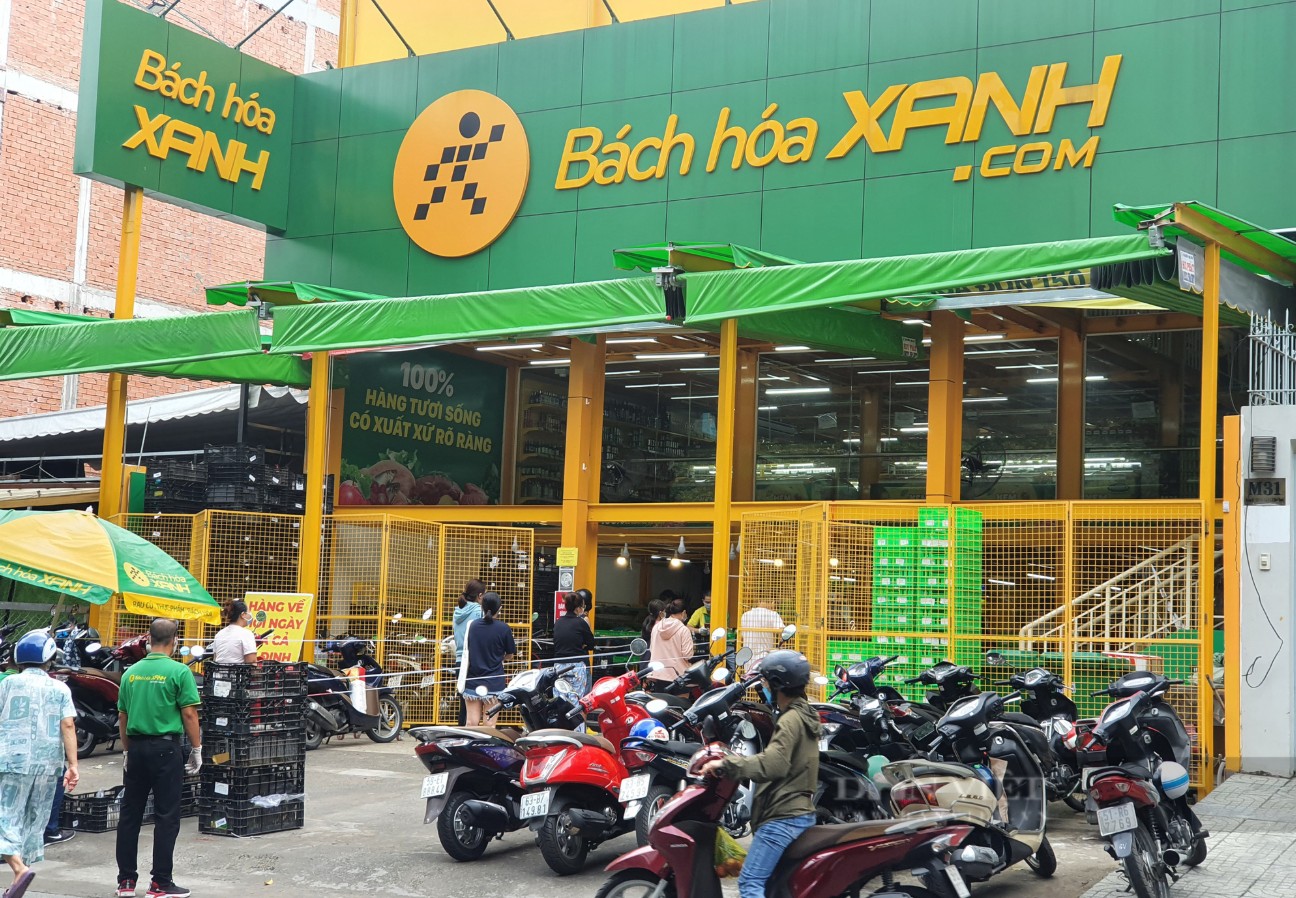 Không gian mua sắm hiện đại tại hệ thống Bách Hóa Xanh