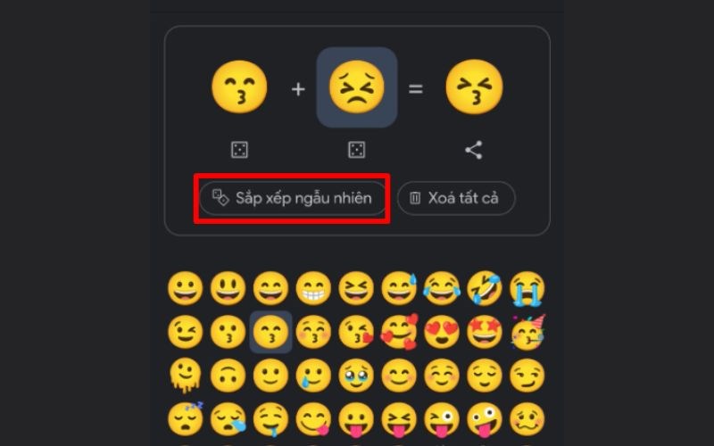 Công cụ hỗ trợ trộn ghép biểu tượng cảm xúc linh hoạt