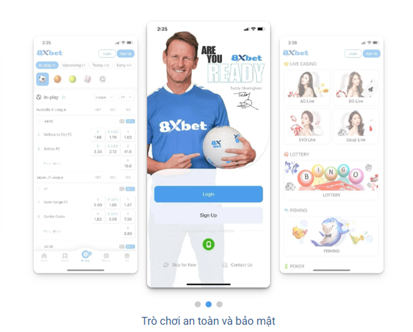 Trải nghiệm cá cược nổi bật trên ứng dụng 8xbet