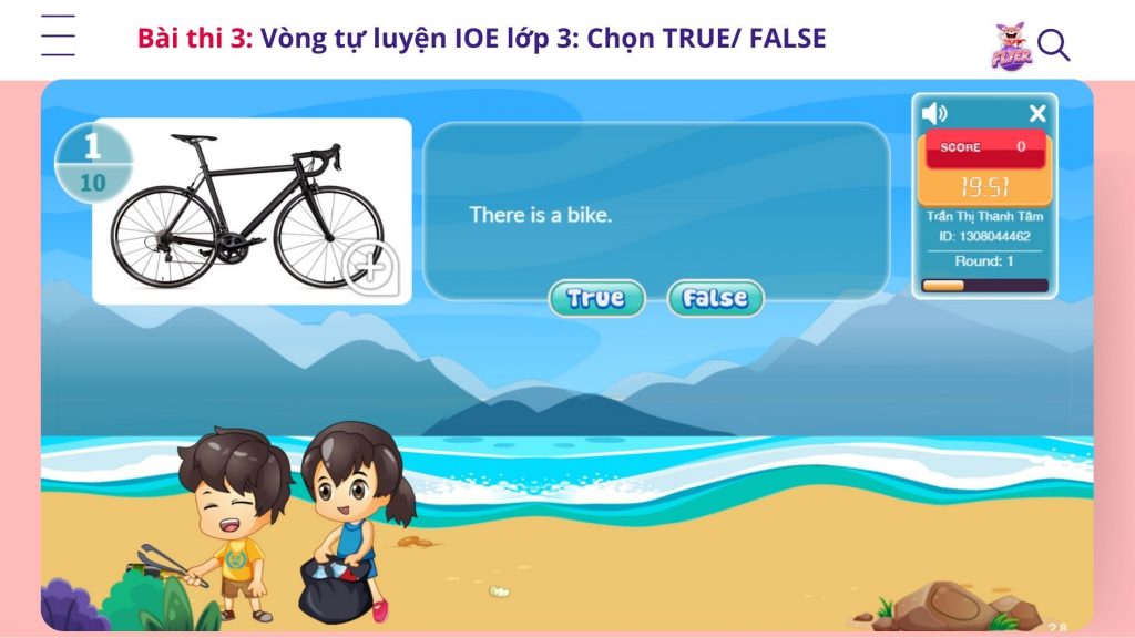 Điều lệ tham gia tranh tài ngoại ngữ cấp tiểu học