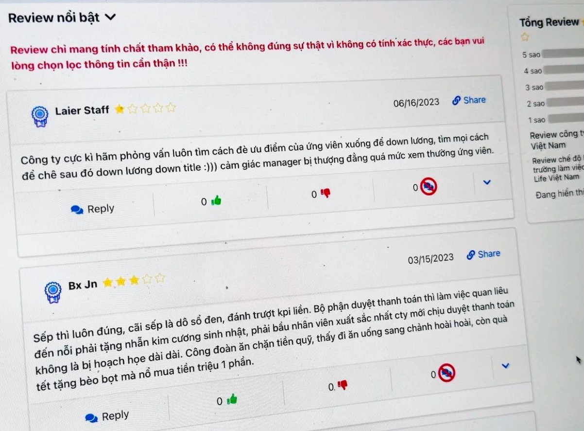 Quy trình xác minh dữ liệu đánh giá doanh nghiệp