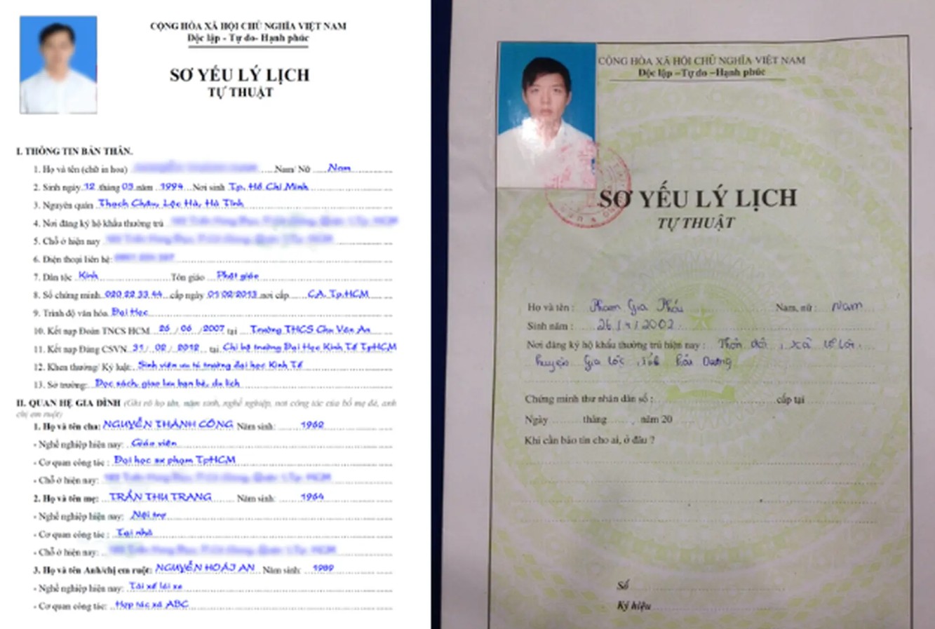 Khái quát giá trị của sơ yếu lý lịch cá nhân