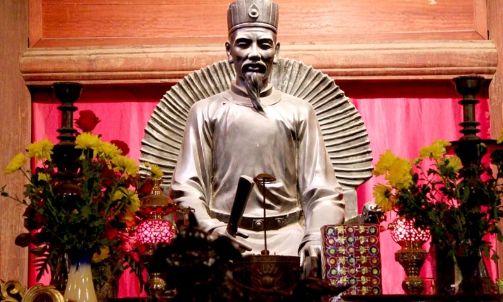 Không gian trưng bày tư liệu học thuật tại nhà Thái Học