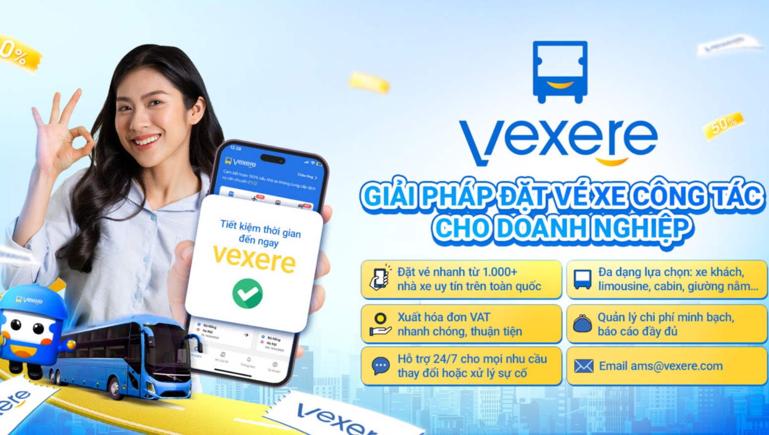 Mạng lưới vận tải liên kết rộng khắp toàn quốc