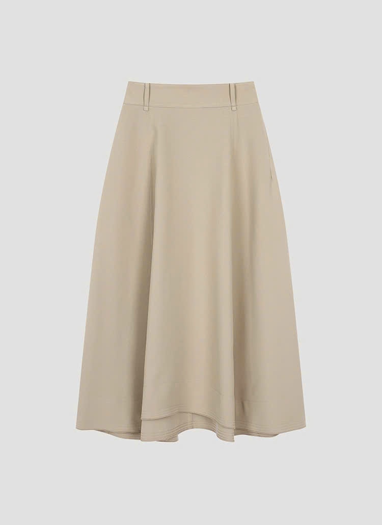 Váy midi - Dáng quả lê: chữ A lưng cao là lựa chọn an toàn Váy midi - Dáng quả lê: chữ A lưng cao là lựa chọn an toàn